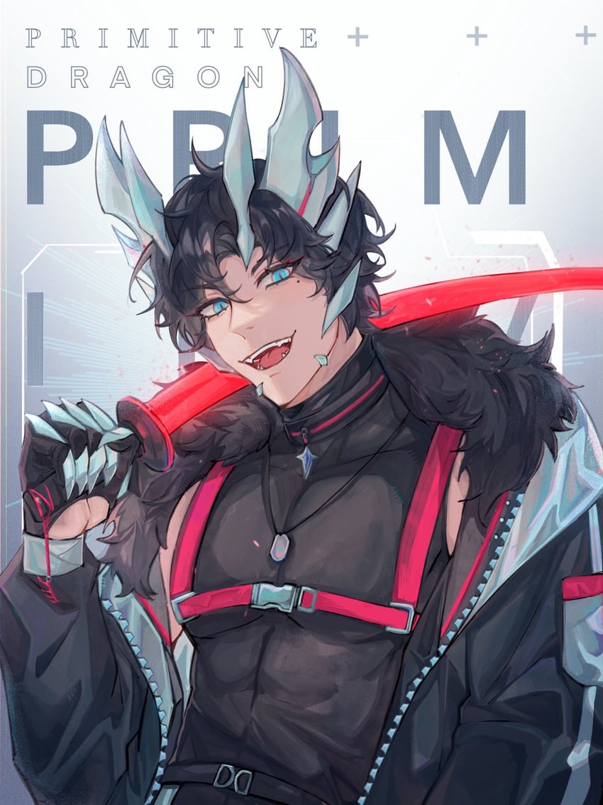 kamen rider saber, kamen rider saber primitive dragon brave dragon, and kamiyama touma (kamen rider and 1 more) drawn by meowq