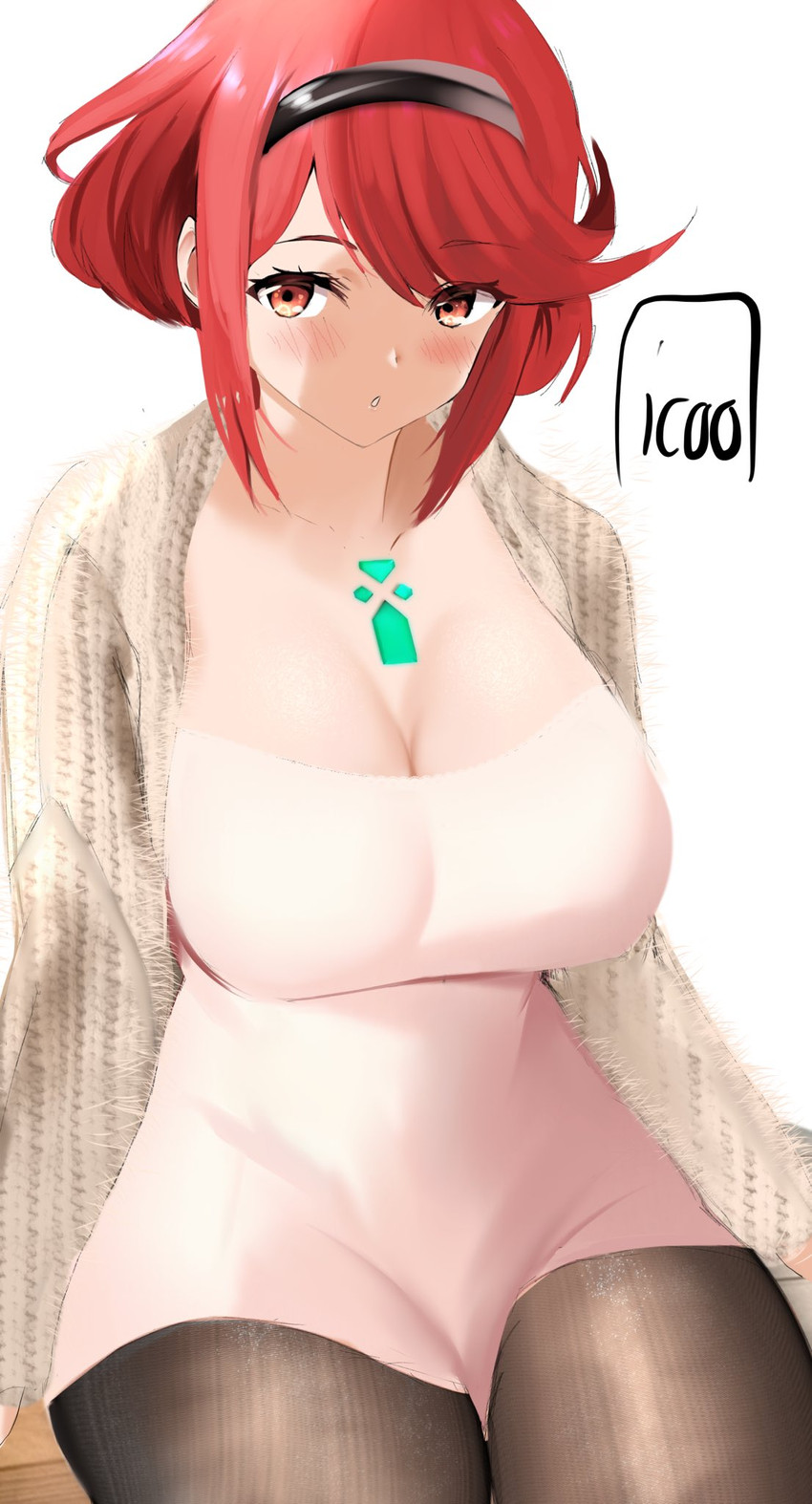 pyra (xenoblade chronicles and 1 more) drawn by icoo