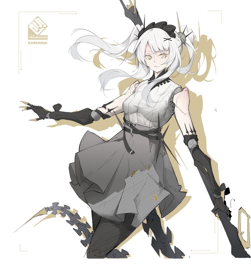 karenina and karenina: scire (punishing: gray raven) drawn by cdlo