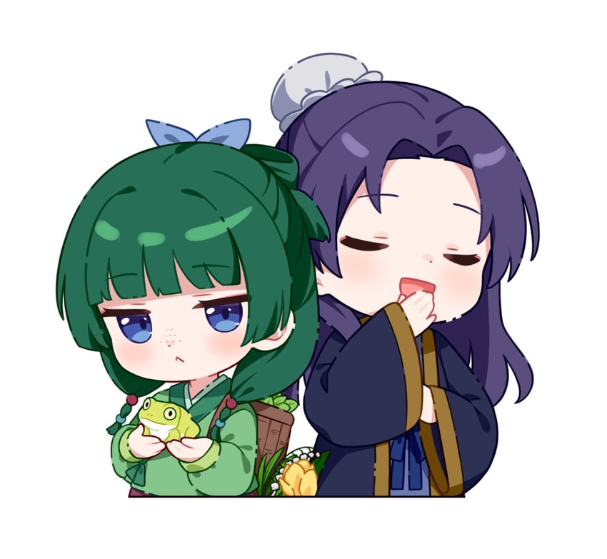 maomao and jinshi (kusuriya no hitorigoto) drawn by hitsukuya
