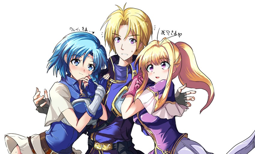 clarine, thea, and klein (fire emblem and 1 more) drawn by echizen_(hvcv)