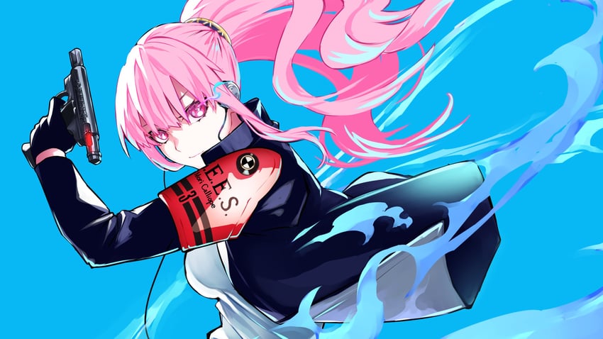 mori calliope and yuuki makoto (hololive and 4 more) drawn by lox_(orchis_lox)