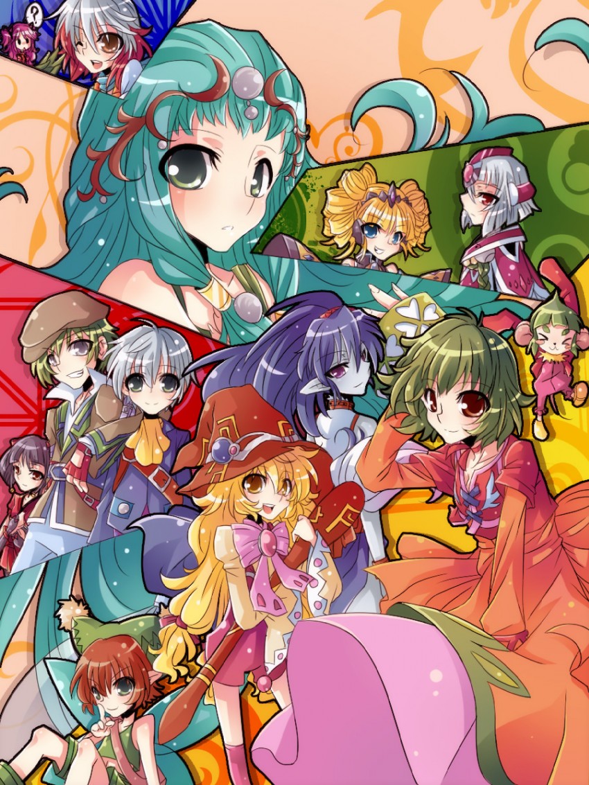 cheria barnes, pascal, farah oersted, ruca milda, spada belforma, and 6 more (tales of and 4 more) drawn by ehlly and sudachips