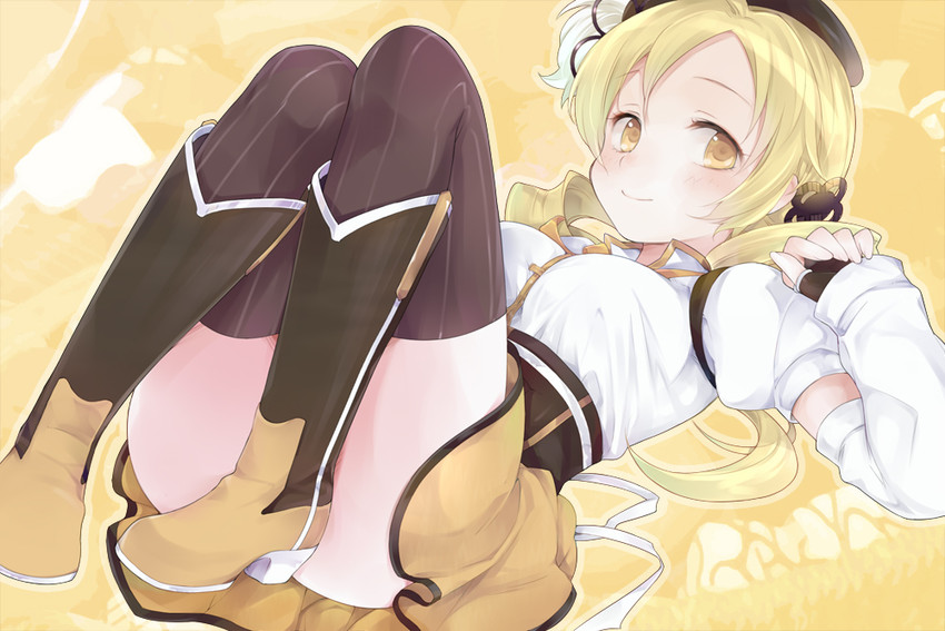 tomoe mami (mahou shoujo madoka magica) drawn by ocha_(hutuumikan)