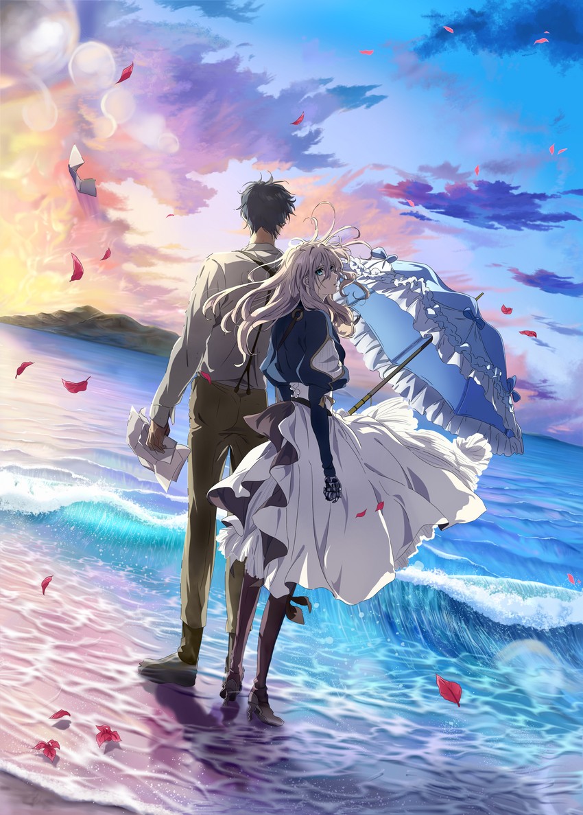 violet evergarden and gilbert bougainvillea (violet evergarden) drawn by yuuri-622