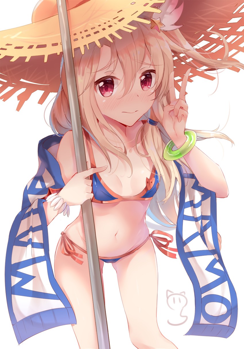 tamamo, illyasviel von einzbern, and tamamo no mae (fate and 2 more) drawn by nahaki