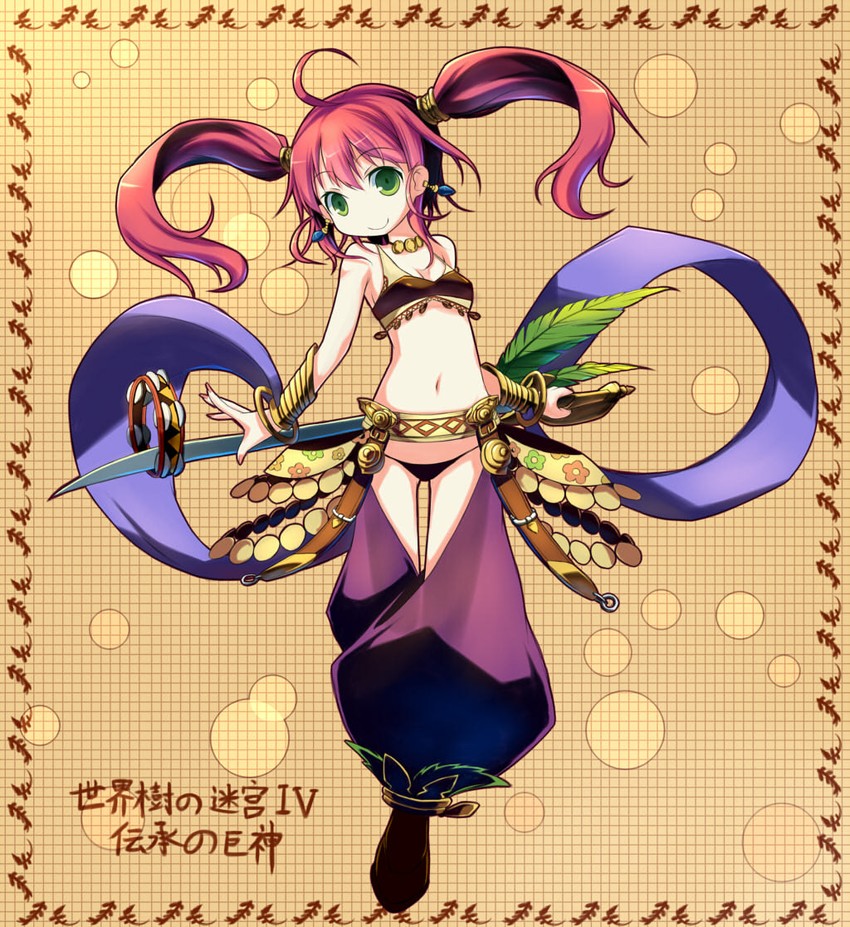 dancer and dancer 2 (sekaiju no meikyuu and 1 more) drawn by hoshi_no_gen
