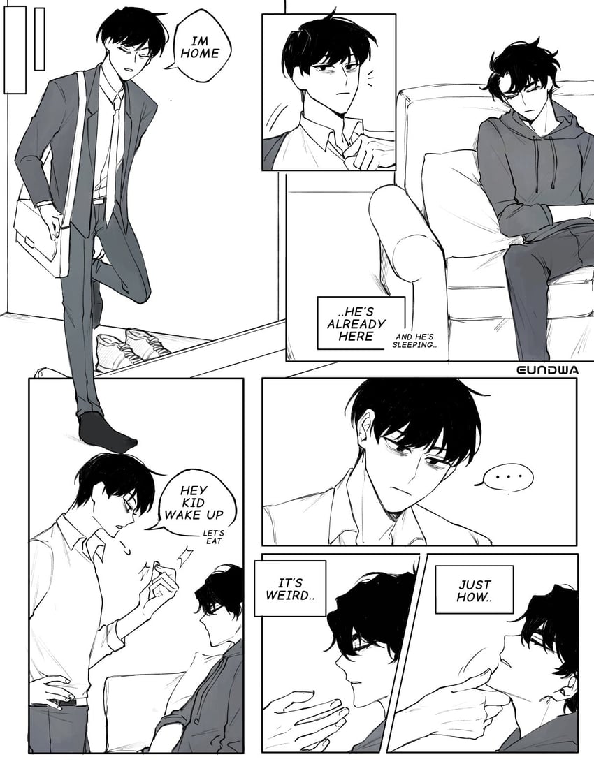kim dokja and yoo joonghyuk (omniscient reader's viewpoint) drawn by eundwa35