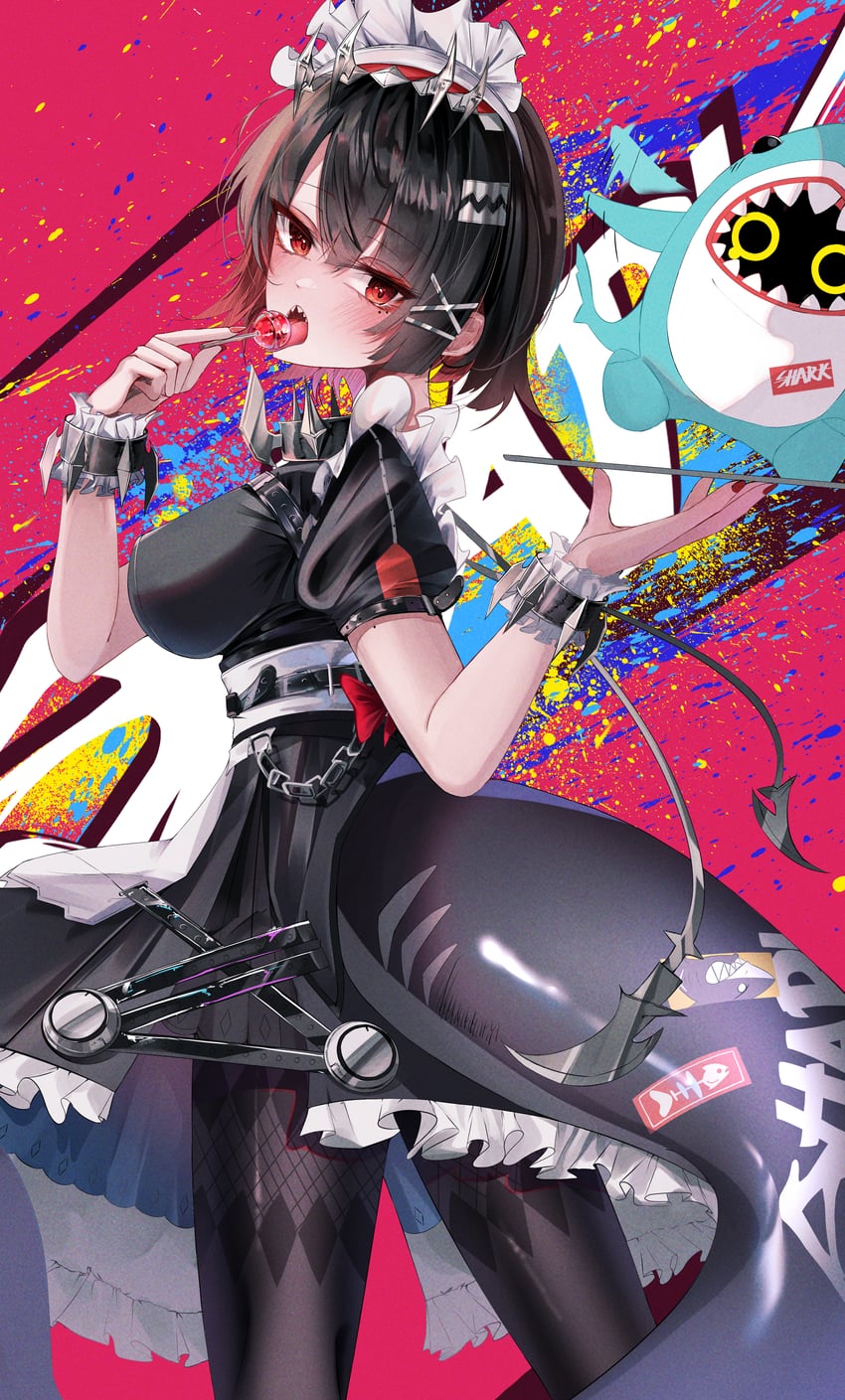 ellen joe and sharkboo (zenless zone zero) drawn by teca_(ryeol)