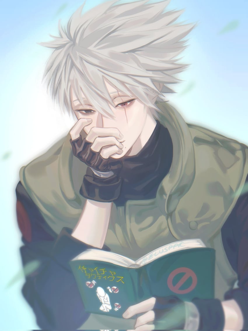 hatake kakashi (naruto and 1 more) drawn by eluspac_maru