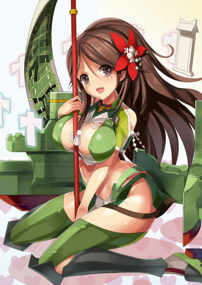 amagi and amagi kai (kantai collection) drawn by +7_(vin)