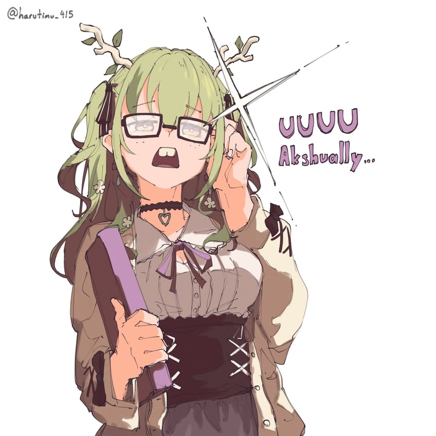ceres fauna (hololive and 1 more) drawn by harutimu