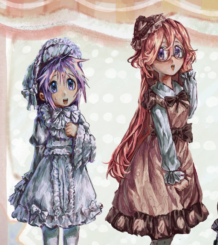 hiiragi tsukasa and takara miyuki (lucky star) drawn by cheburchela