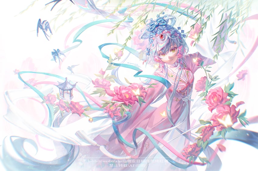 luo tianyi (vocaloid and 1 more) drawn by jiuye_mubiao_shi_mai_kao_hongshu