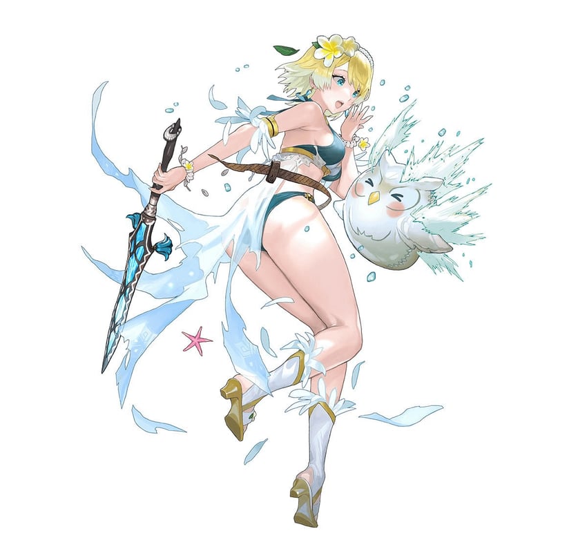 fjorm and feh (fire emblem and 1 more) drawn by maeshima_shigeki