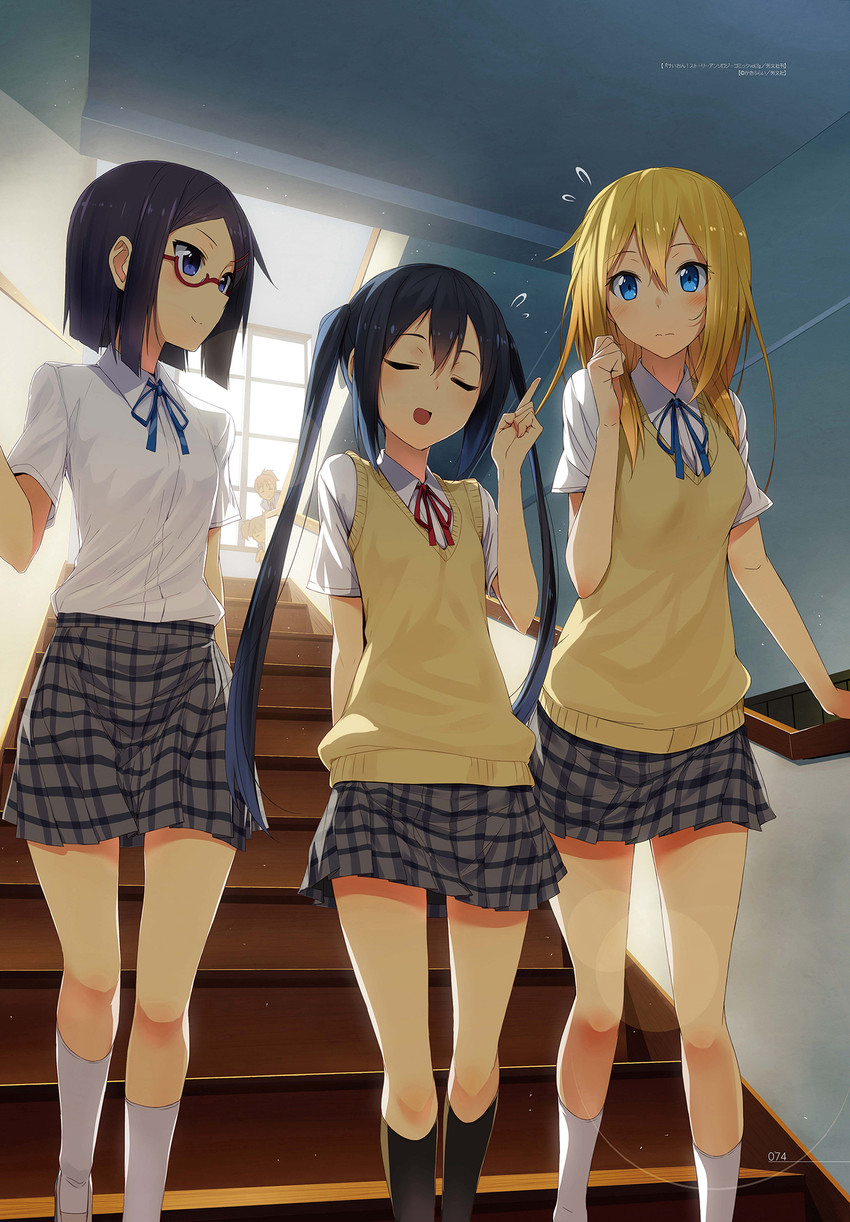 nakano azusa, hirasawa ui, suzuki jun, saitou sumire, and okuda nao (k-on! and 1 more) drawn by kasuga_ayumu_(haruhipo)