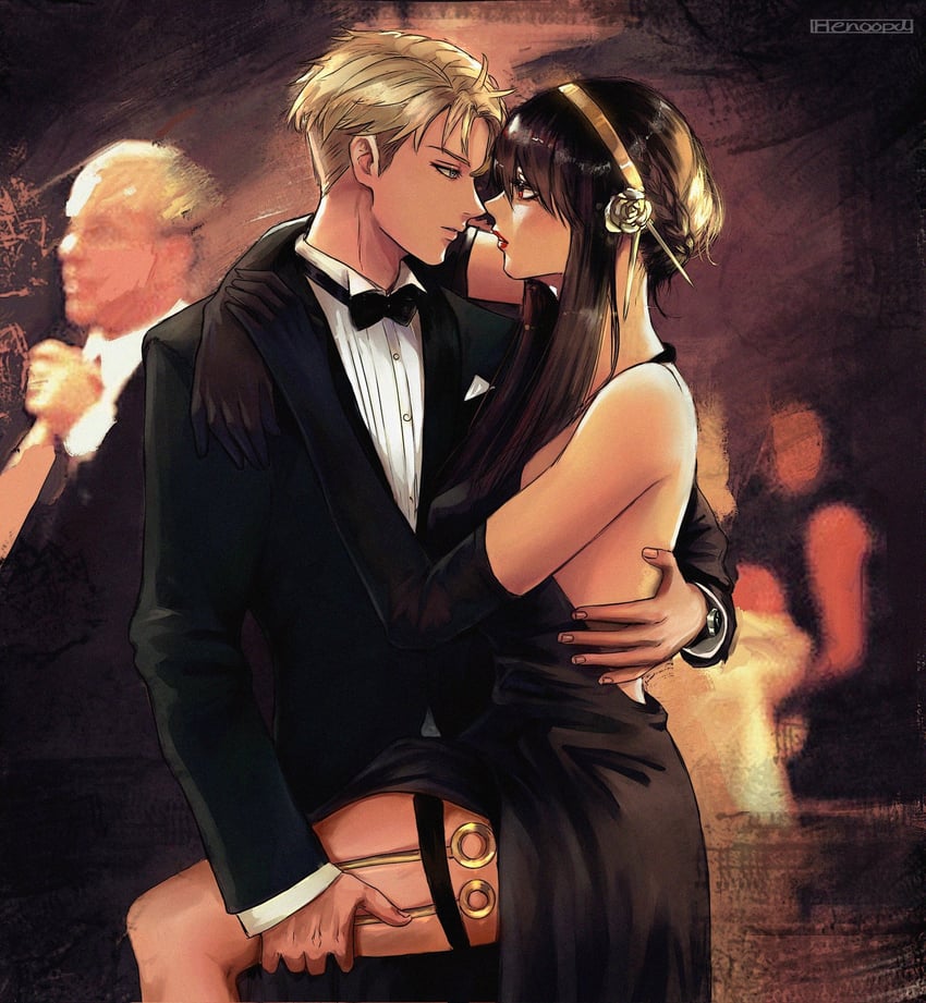 yor briar and twilight (spy x family and 1 more) drawn by henoopd