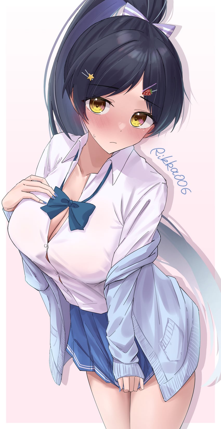 hazuki ren (love live! and 1 more) drawn by rikka006