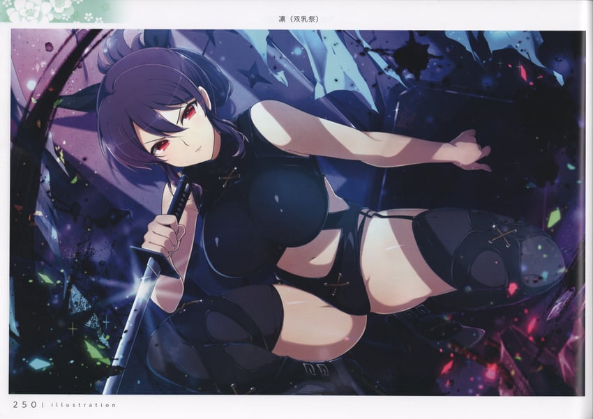 rin (senran kagura and 1 more) drawn by yaegashi_nan
