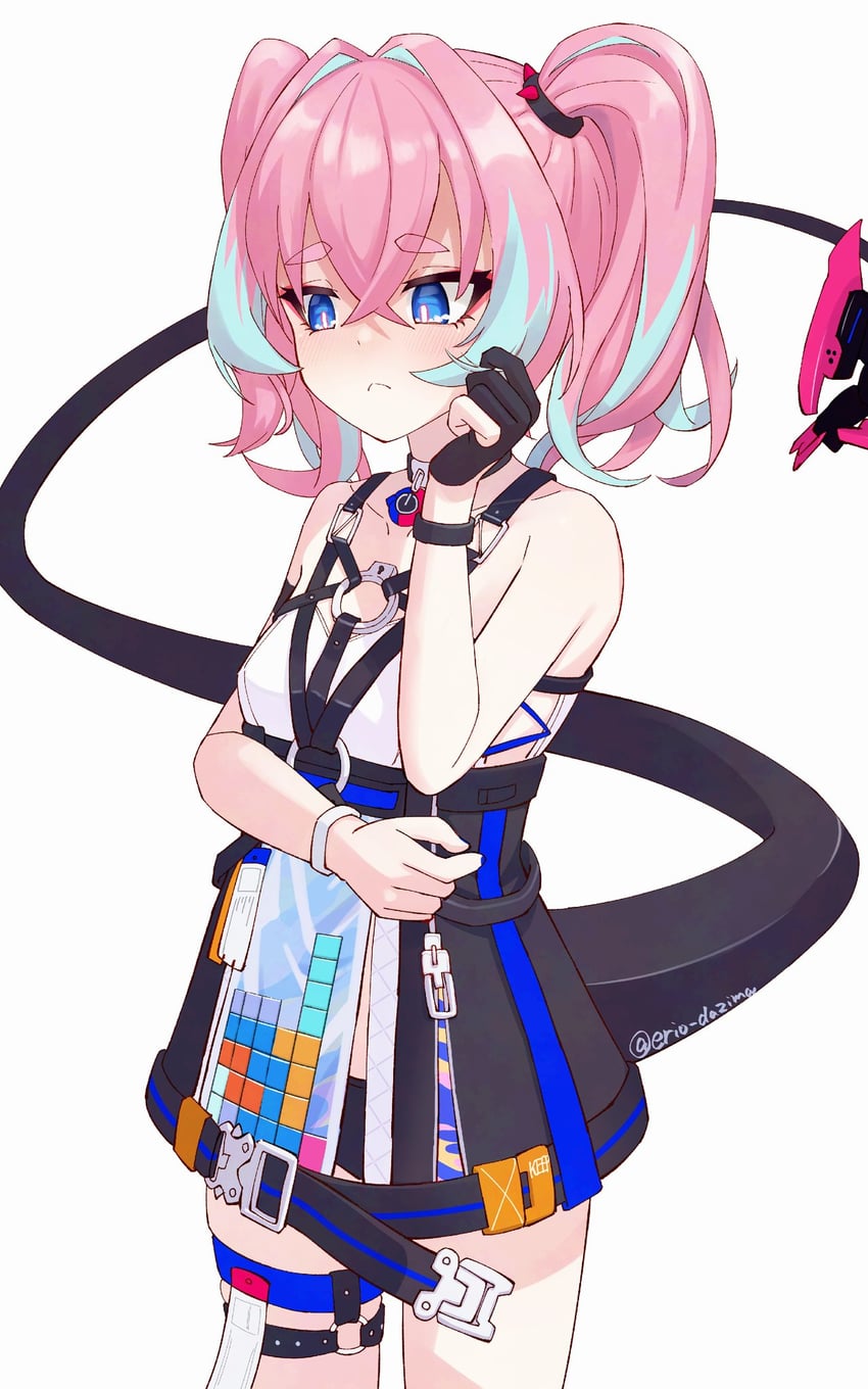 rozaliya olenyeva and delta (honkai and 1 more) drawn by erio_dazima