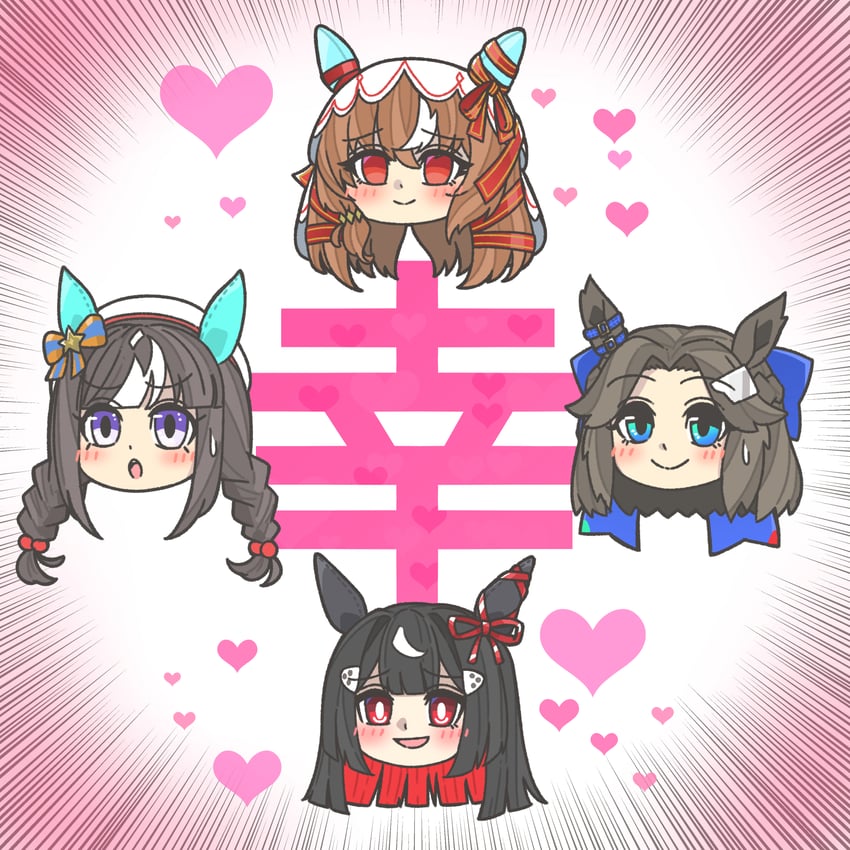 hokko tarumae, still in love, miyuki hideaki, blue concorde, and akai ito (original and 1 more) drawn by kopperion