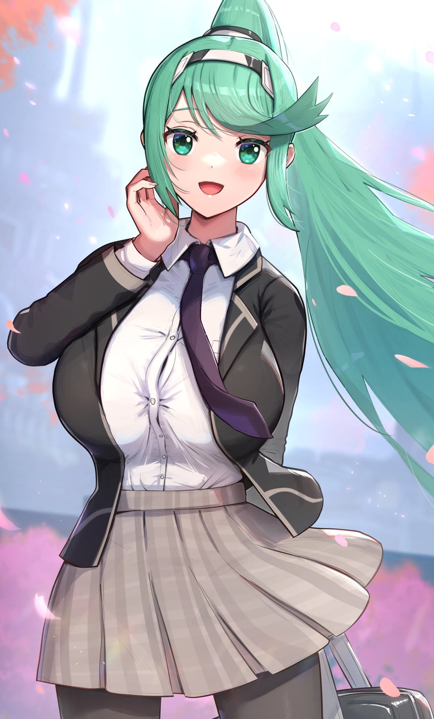 pneuma (xenoblade chronicles and 2 more) drawn by gonzarez