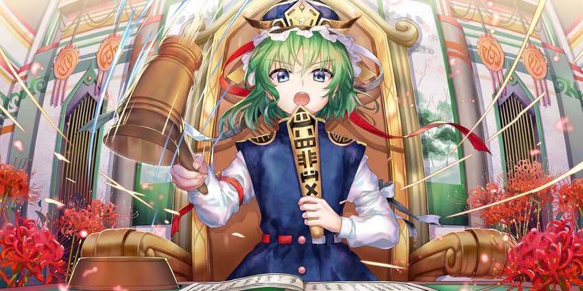 shiki eiki (touhou and 1 more) drawn by alle_gro