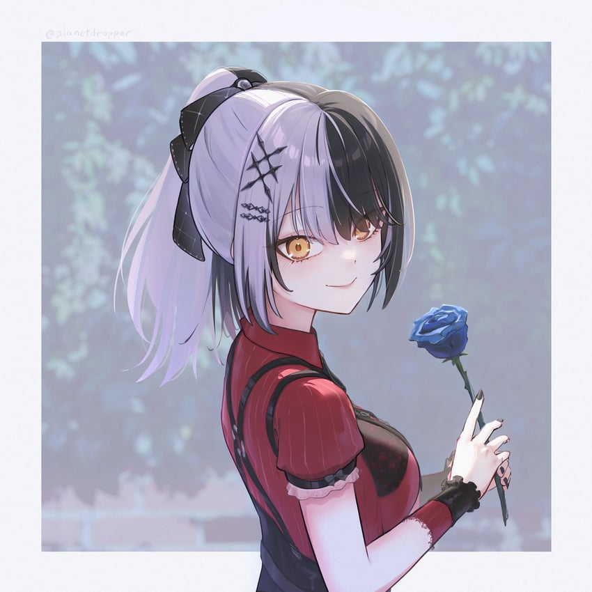 shiori novella (hololive and 1 more) drawn by planetdropper