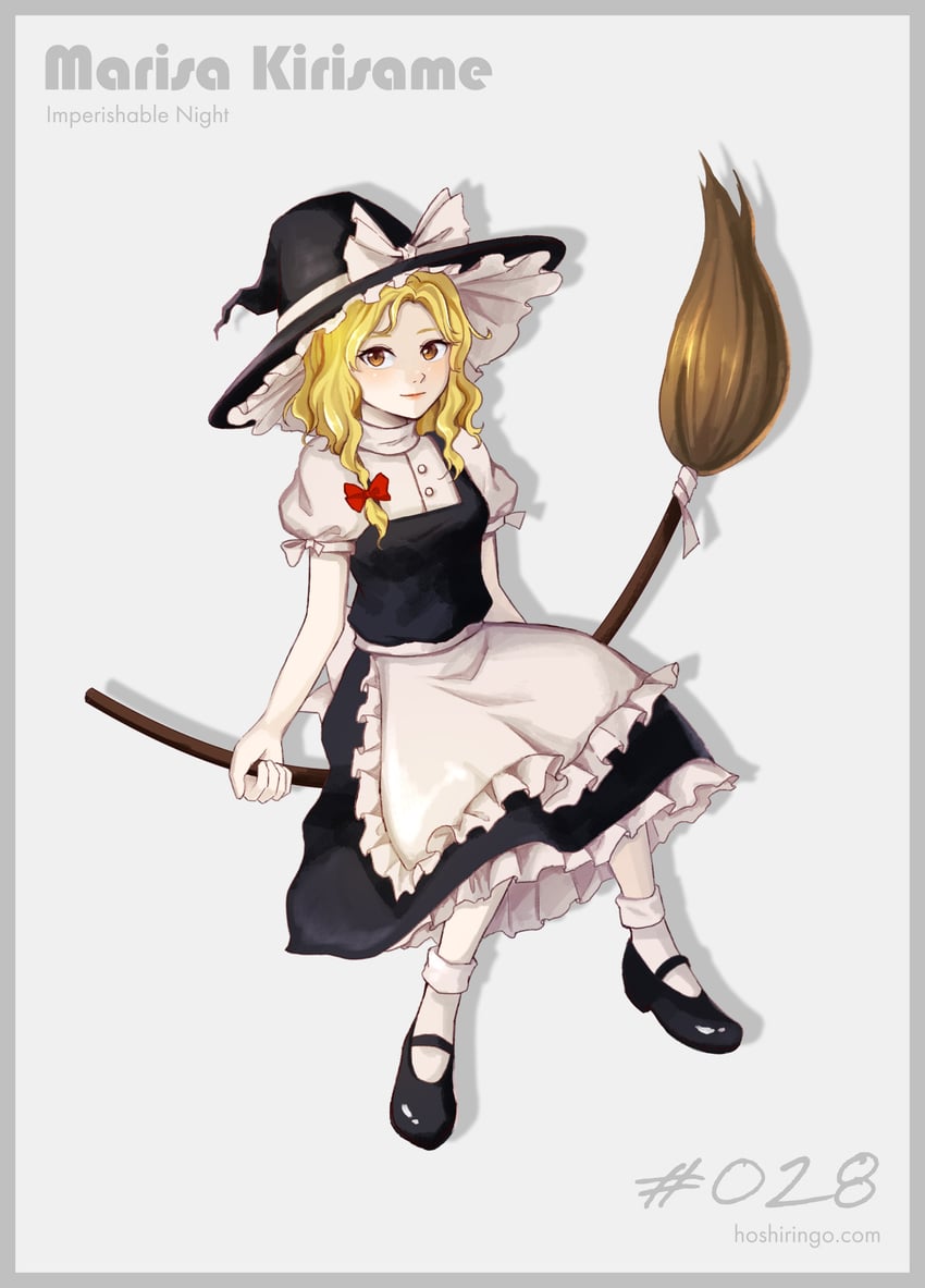 kirisame marisa (touhou and 1 more) drawn by hoshiringo0902