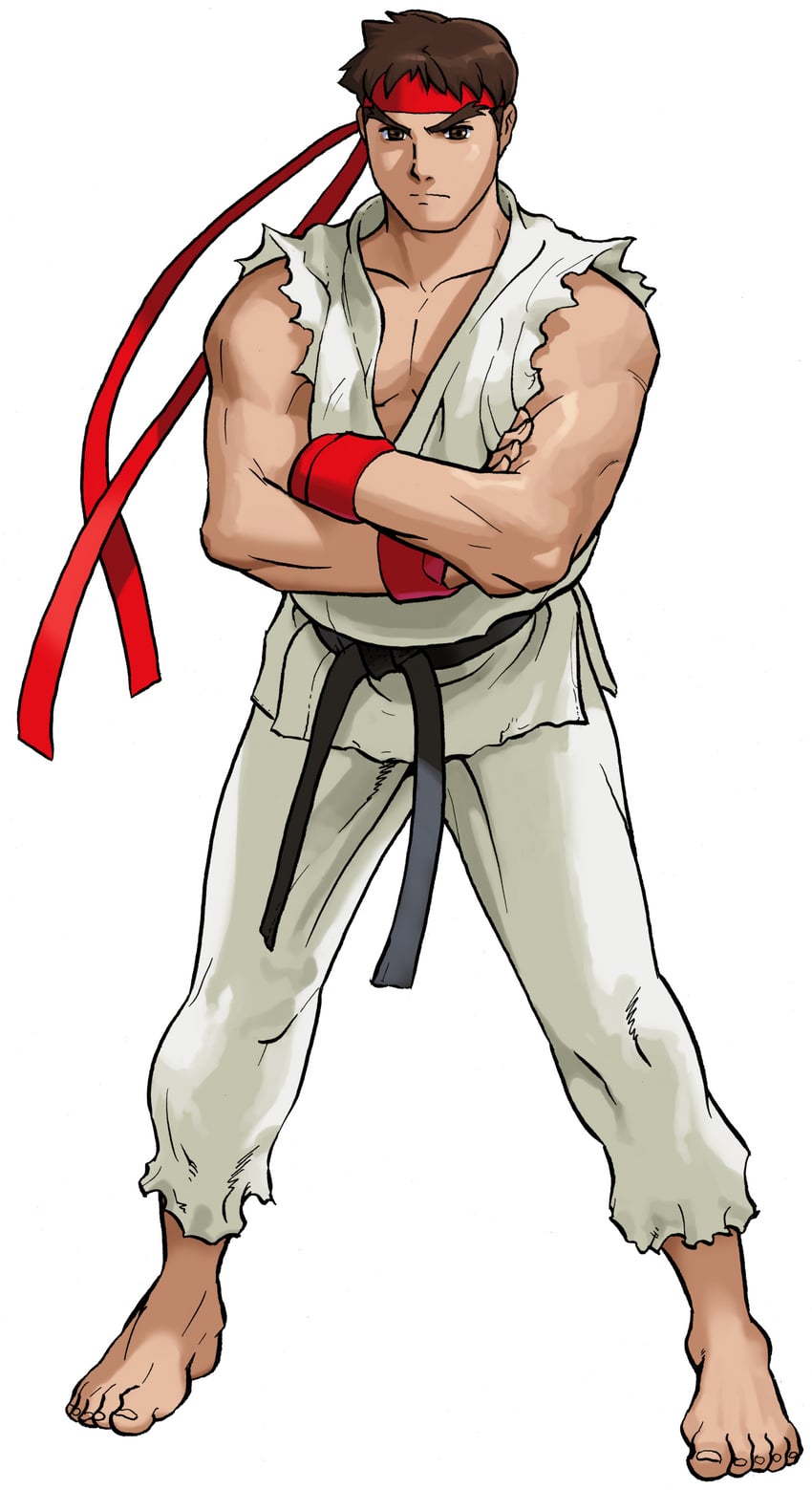 ryu (street fighter and 2 more) drawn by bengus