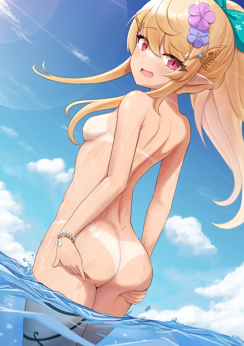 pomu rainpuff (nijisanji and 1 more) drawn by telomere