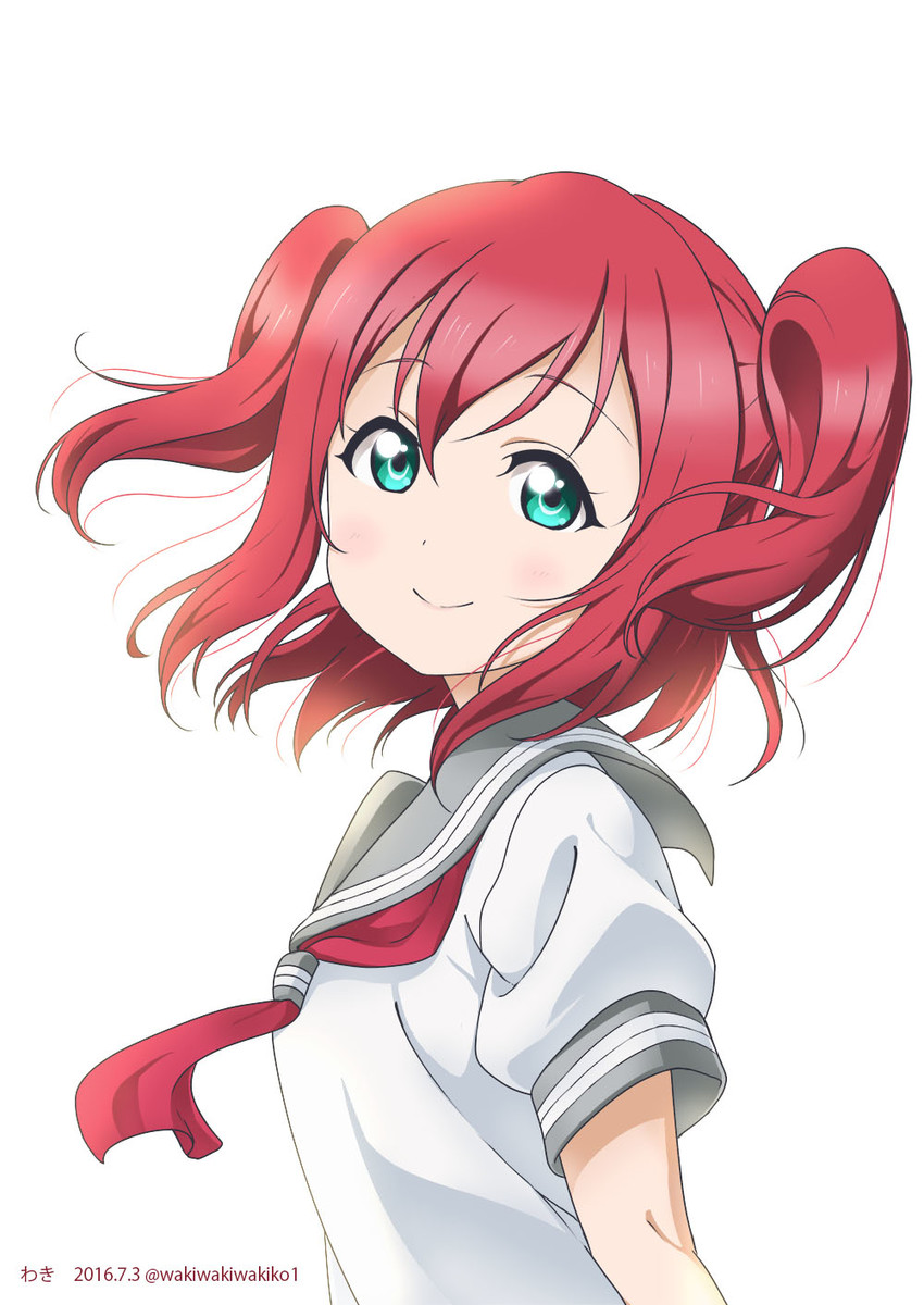 kurosawa ruby (love live! and 1 more) drawn by neki_(wakiko)