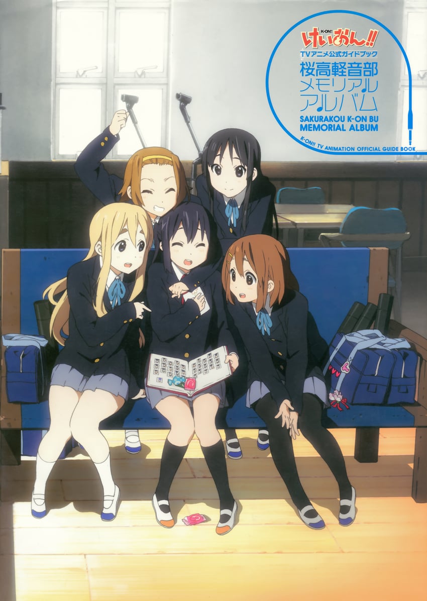 akiyama mio, nakano azusa, hirasawa yui, tainaka ritsu, and kotobuki tsumugi (k-on!) drawn by horiguchi_yukiko