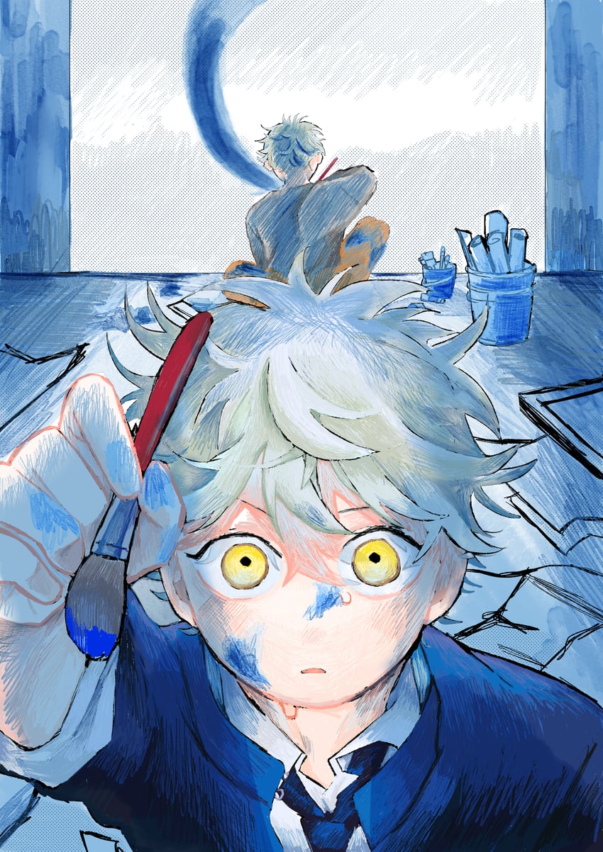 yaguchi yatora (blue period) drawn by fore_foru_nem3