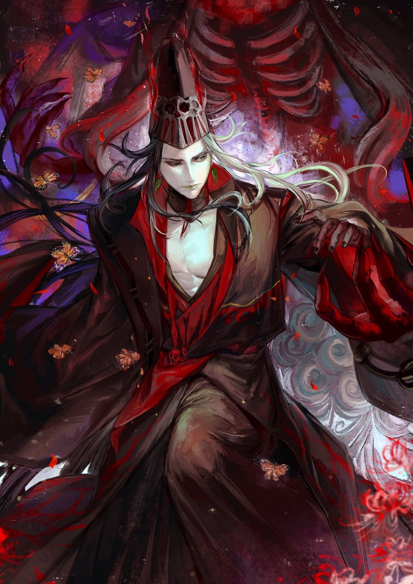 ashiya douman and akimitsu-dono (fate and 1 more) drawn by ds_sion