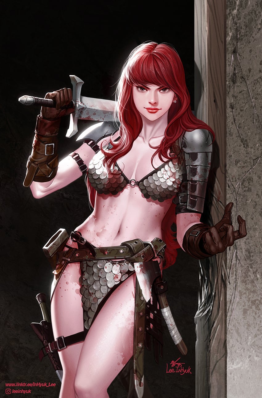 red sonja (red sonja) drawn by in-hyuk_lee