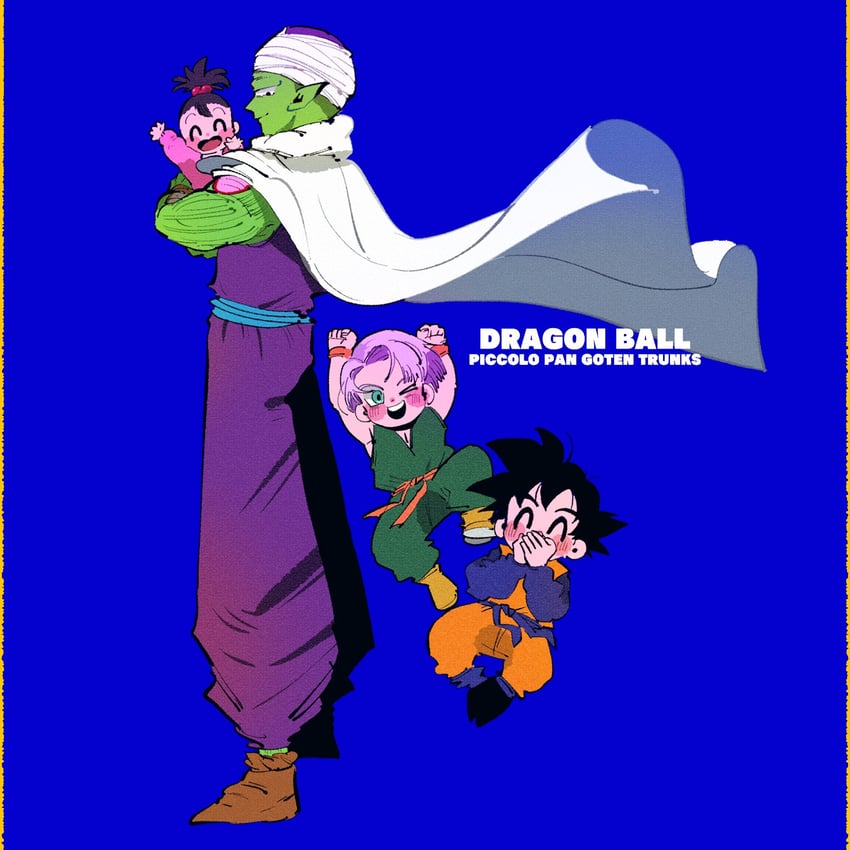 trunks, pan, piccolo, and son goten (dragon ball and 1 more) drawn by anna_(aannnaa3)