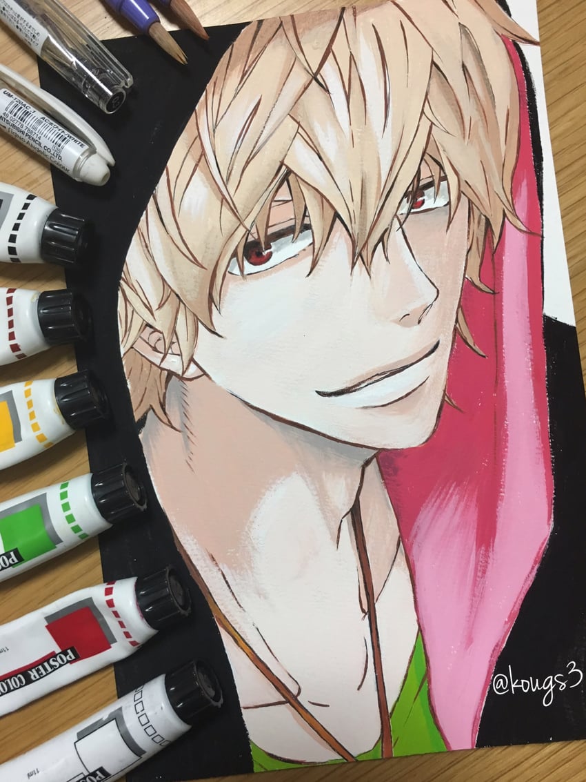 sata kyouya (ookami shoujo to kuro ouji) drawn by kougs3