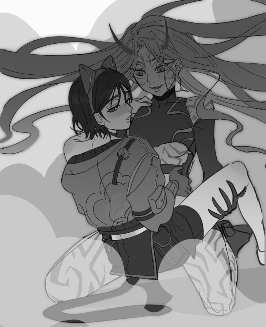 sua and mizi (alien stage and 1 more) drawn by tuxiaoning_not
