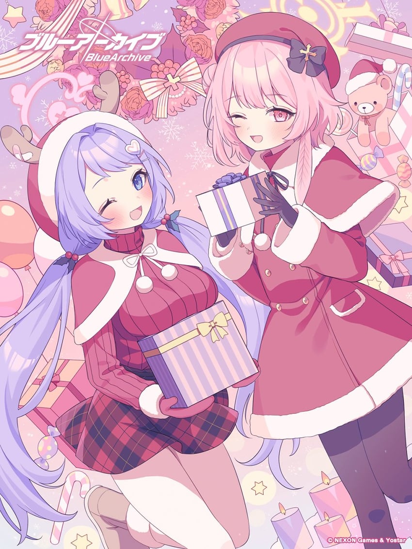 serina and hanae (blue archive) drawn by nehan_(gedatsu_nehan)