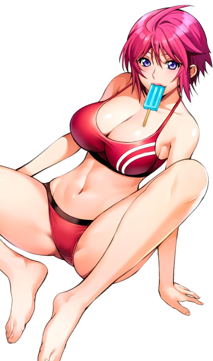 lunamaria hawke (gundam and 2 more) drawn by itachou