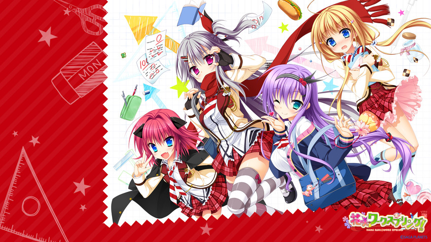 shiranui inori, kotobuki hikari, soramori wakaba, and kuon ayano (hanasaki work spring) drawn by matsumiya_kiseri, moribe_(rabumanyo), and toranosuke