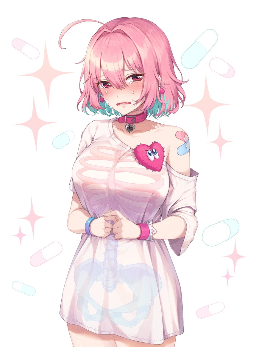 yumemi riamu (idolmaster and 1 more) drawn by xiho_(xi_ho_)