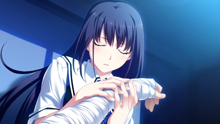kazami yuuji and sakaki yumiko (grisaia and 1 more) drawn by watanabe_akio