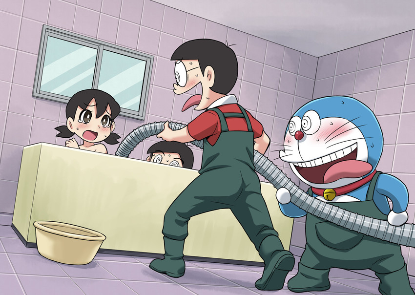 Doraemon Nobi Nobita Minamoto Shizuka And Hidetoshi Dekisugi