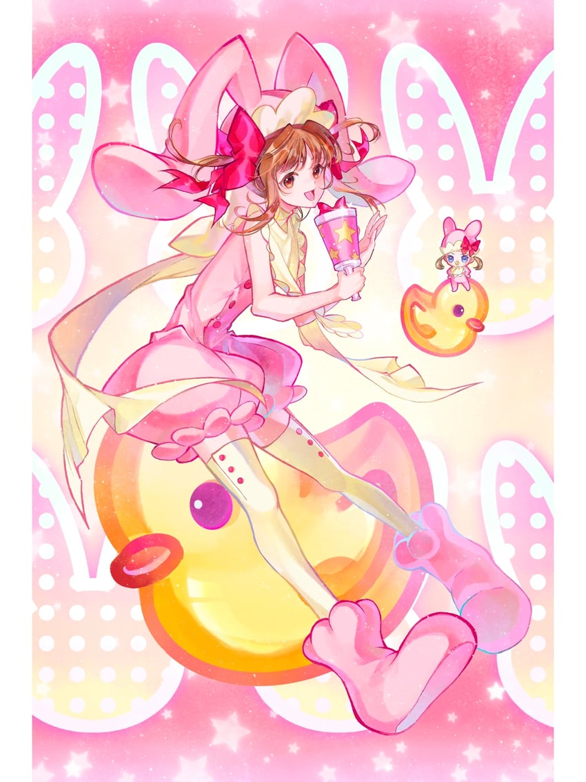 yuiki yaya, pepe, and dear baby (shugo chara!) drawn by inhan