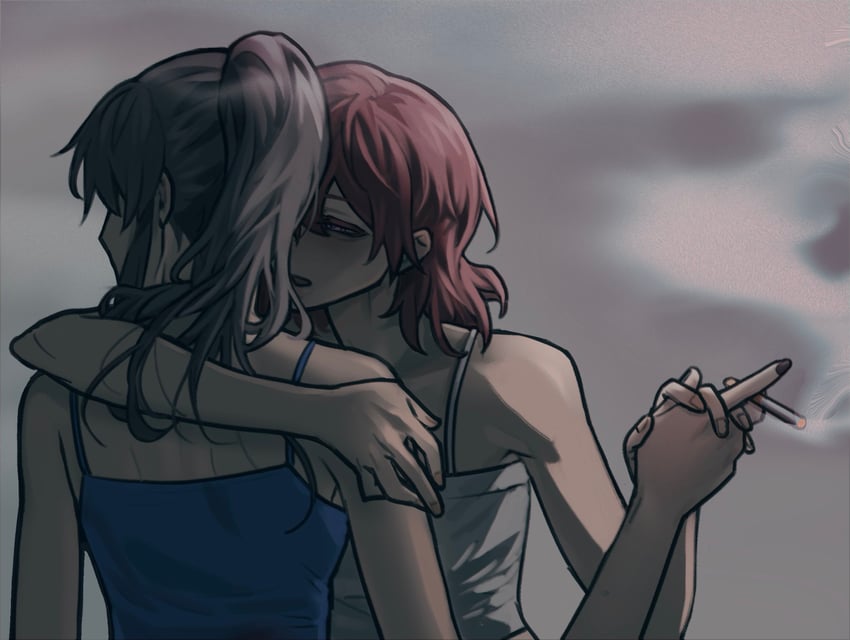 nicole and ari (class of 09) drawn by bugs_bug_me