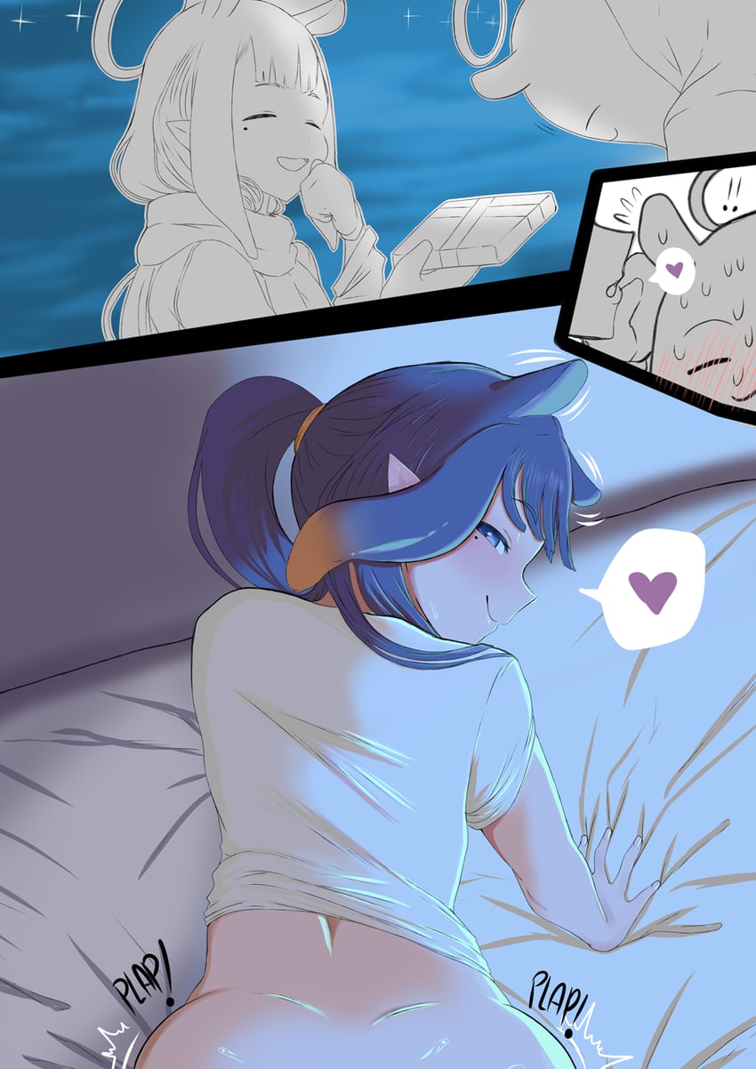 ninomae ina'nis and takodachi (hololive and 1 more) drawn by redi_(rasec_asdjh)