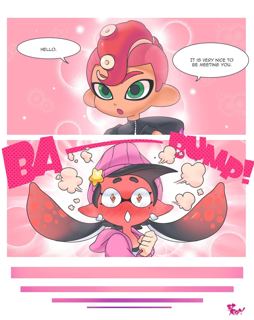 octoling player character, octoling boy, and callie (splatoon and 2 more) drawn by 3d_rod!