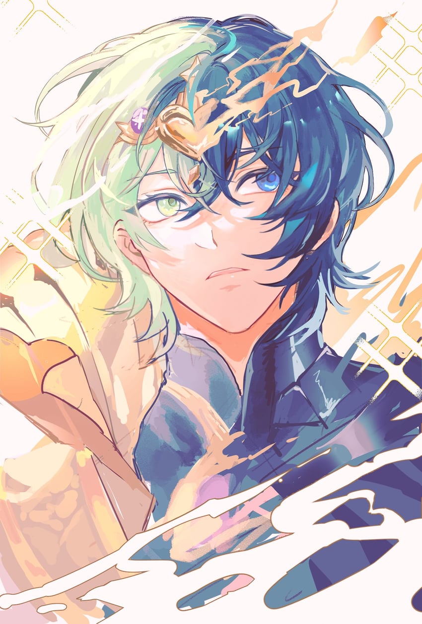 male byleth (fire emblem and 1 more) drawn by shoumo725